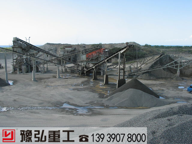 加工岩石粉的设备生产线
